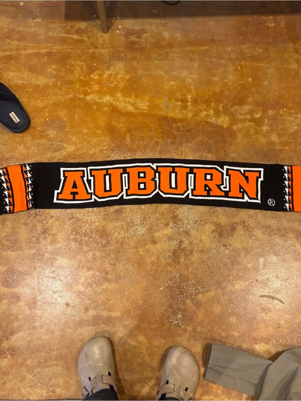 Auburn tigers football scarf CFB NCAA CBB College Sports
